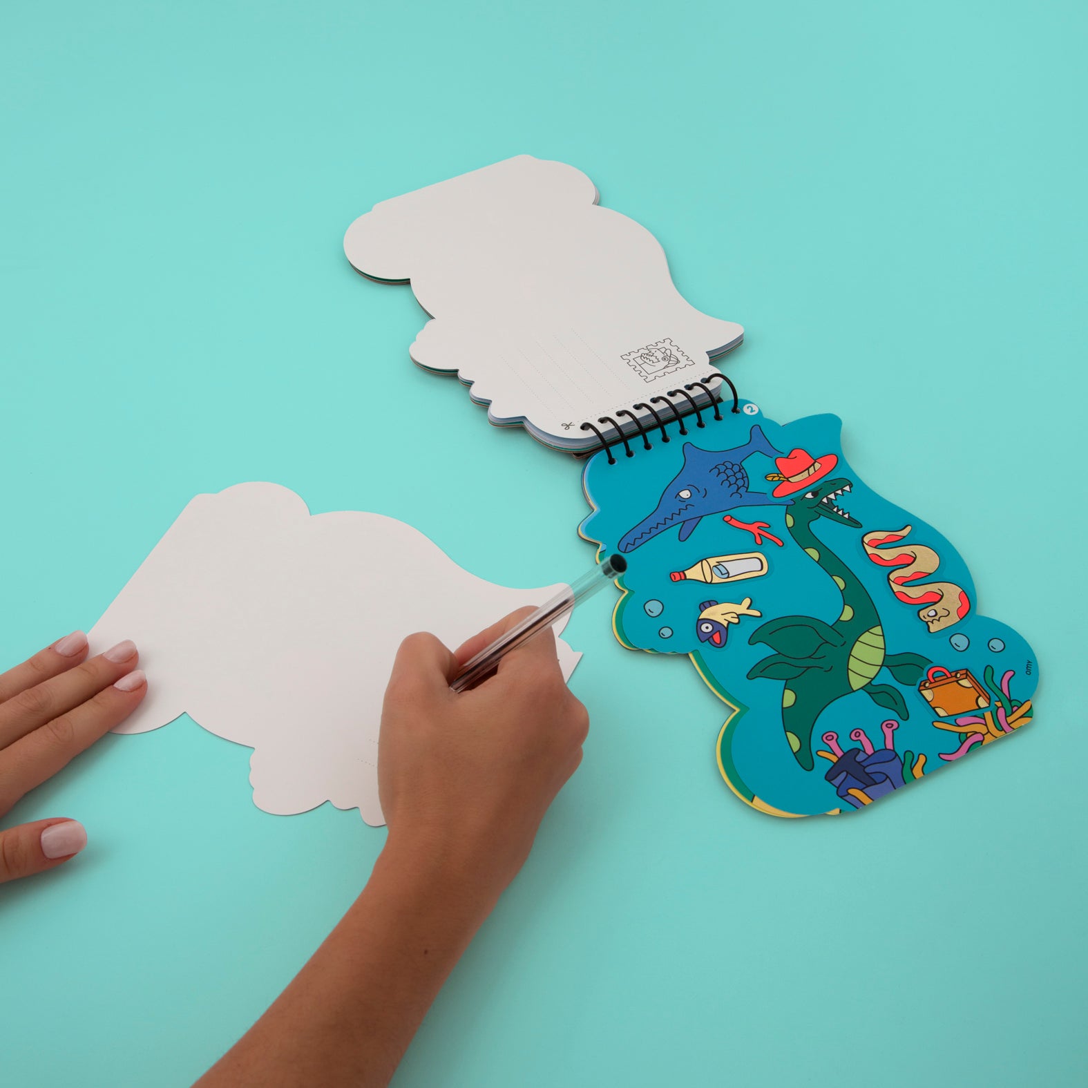 OMY Dino Activity Sticker Book