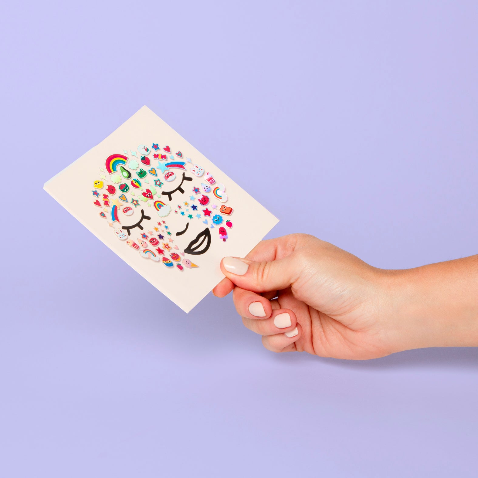 OMY Kawaii Face Stickers