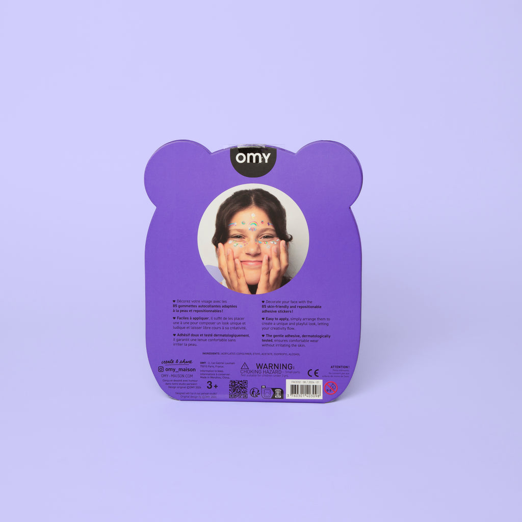 OMY Kawaii Face Stickers