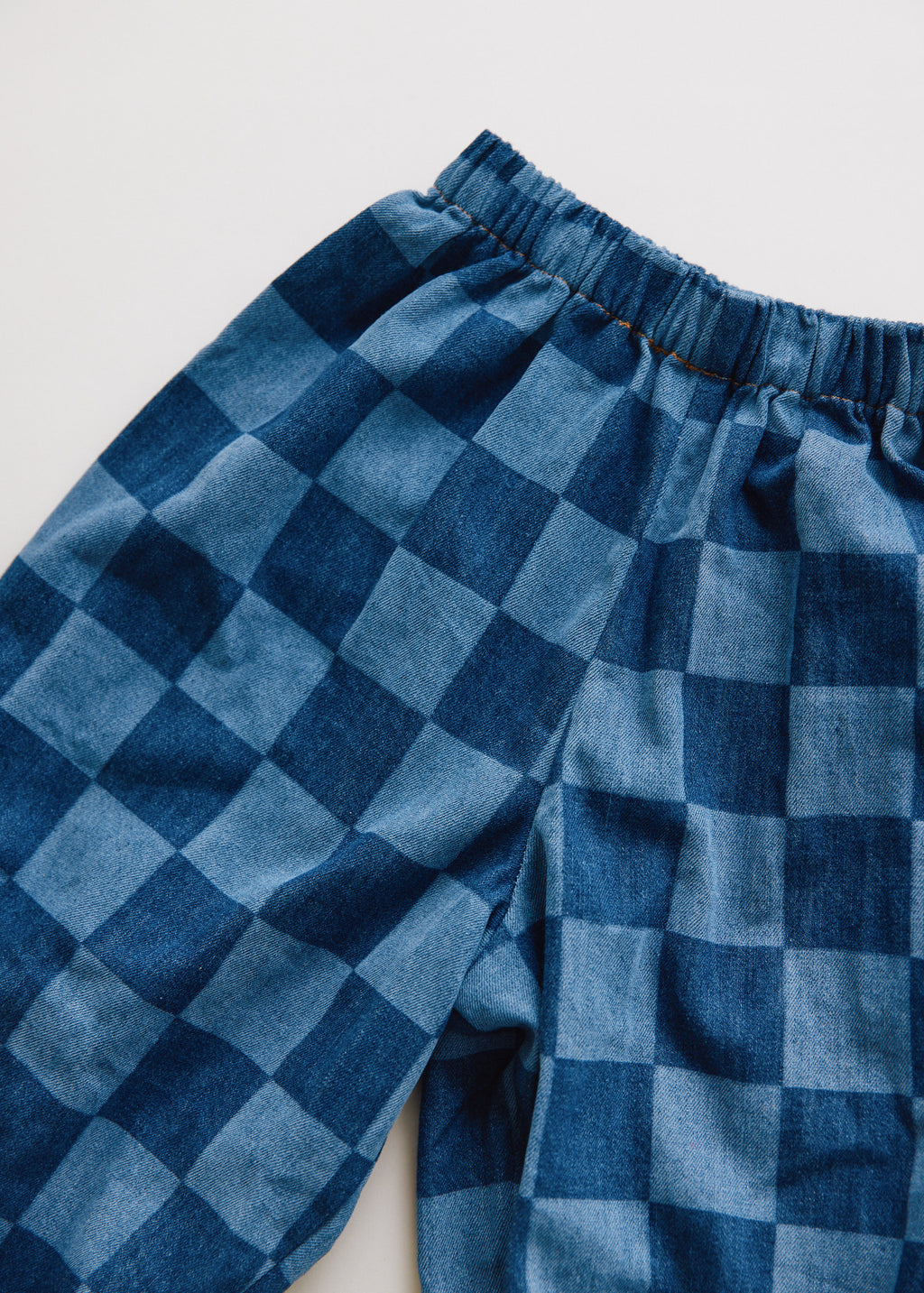 Claude & Co Murphy Checkerboard Balloon Denim Trouser