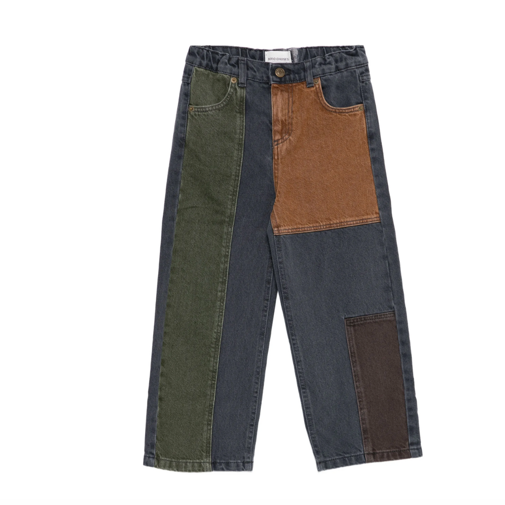 Bobo Choses - Color Block Denim Pants