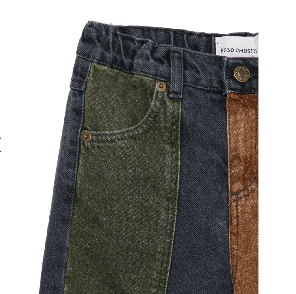 Bobo Choses - Color Block Denim Pants