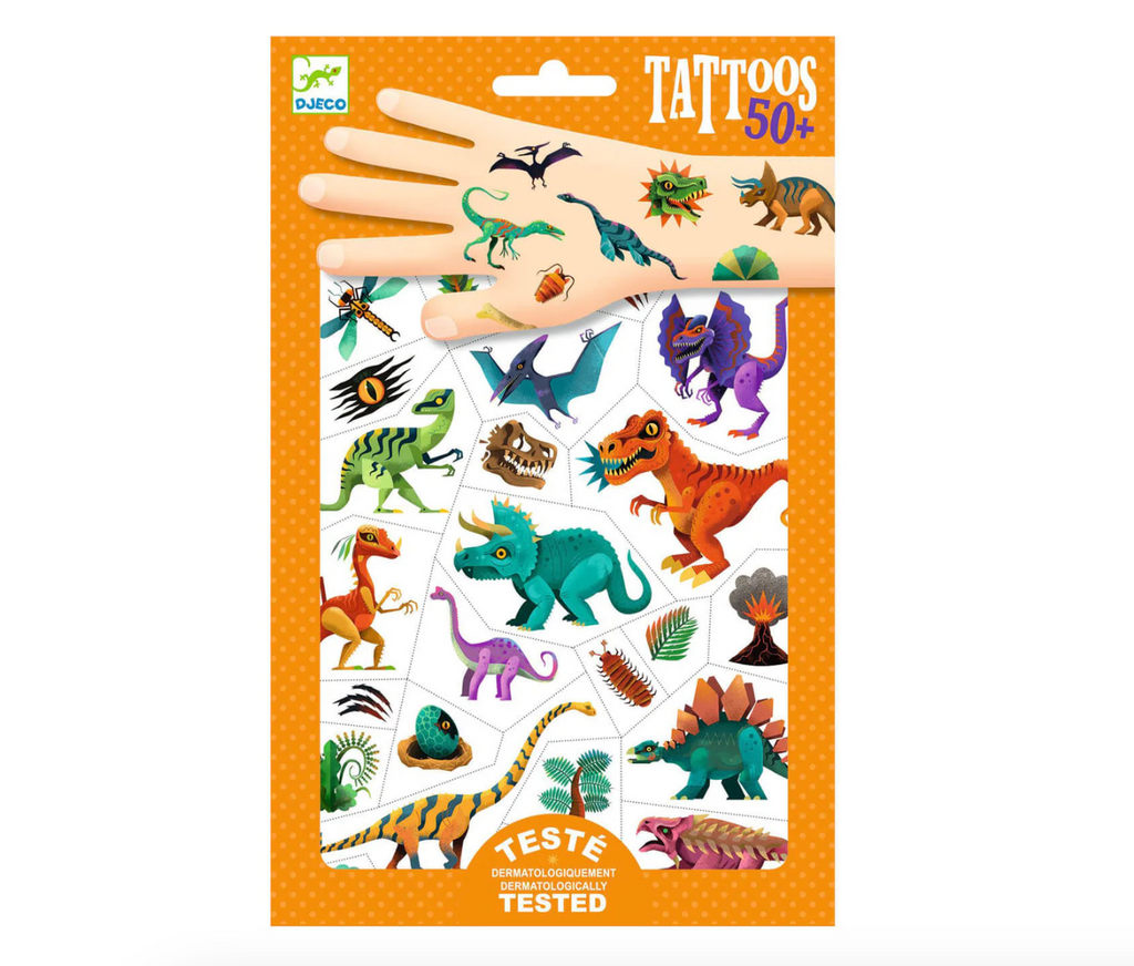 Djeco Dino Club Temporary Tattoos