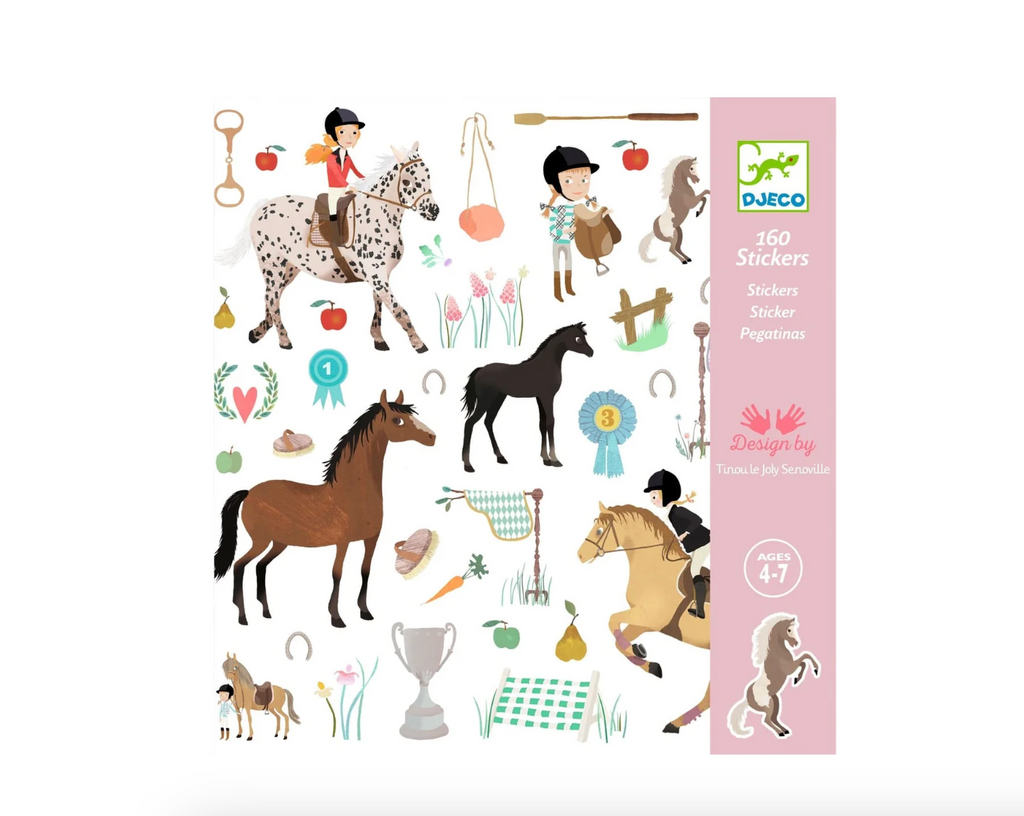 Djeco Horses Stickers