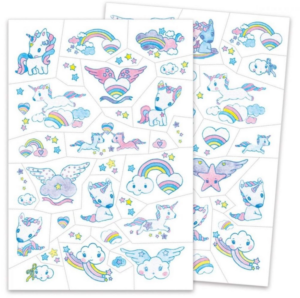 Djeco Unicorn Temporary Tattoos