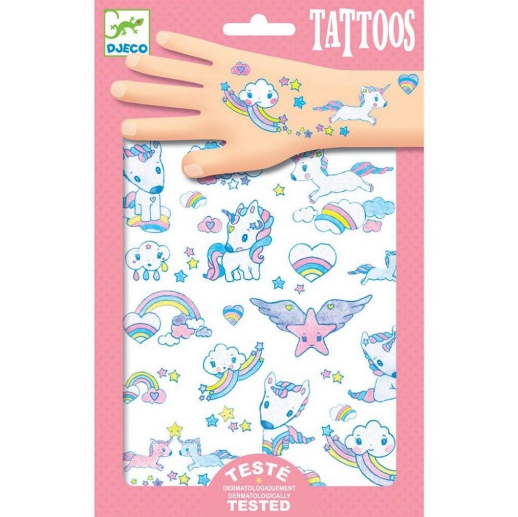 Djeco Unicorn Temporary Tattoos