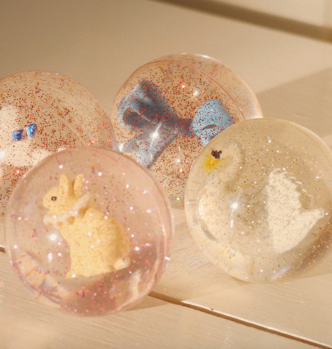 Konges Sløjd Bouncy Ball Set - Poodle and Bow