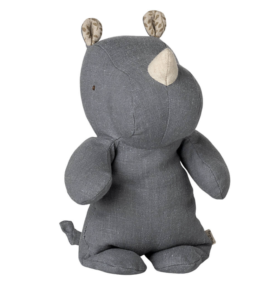 Maileg Safari Friends Rhino Small Dusty Blue