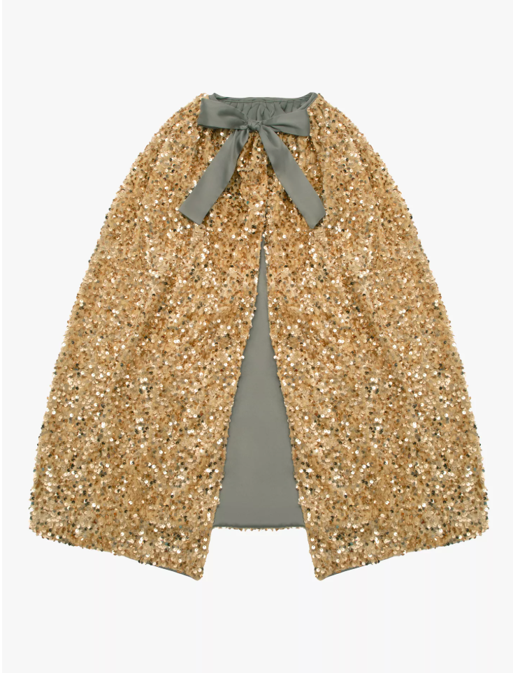 Mimi & Lula Sequin Cape Gold
