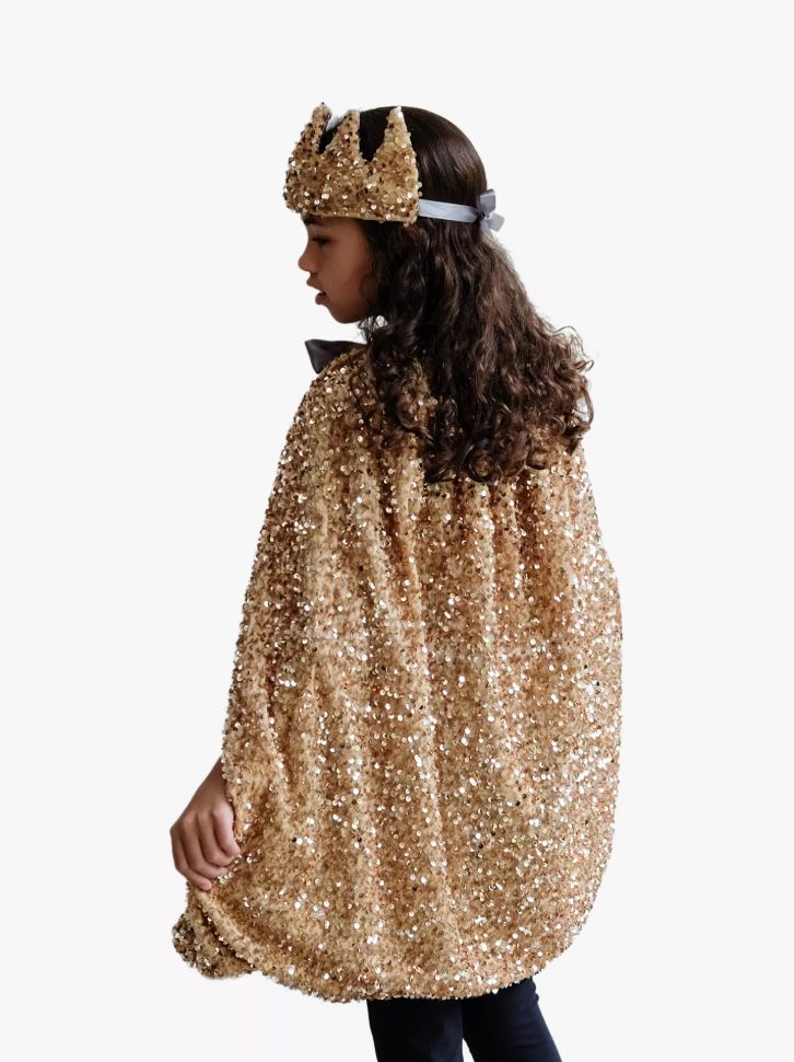 Mimi & Lula Sequin Cape Gold