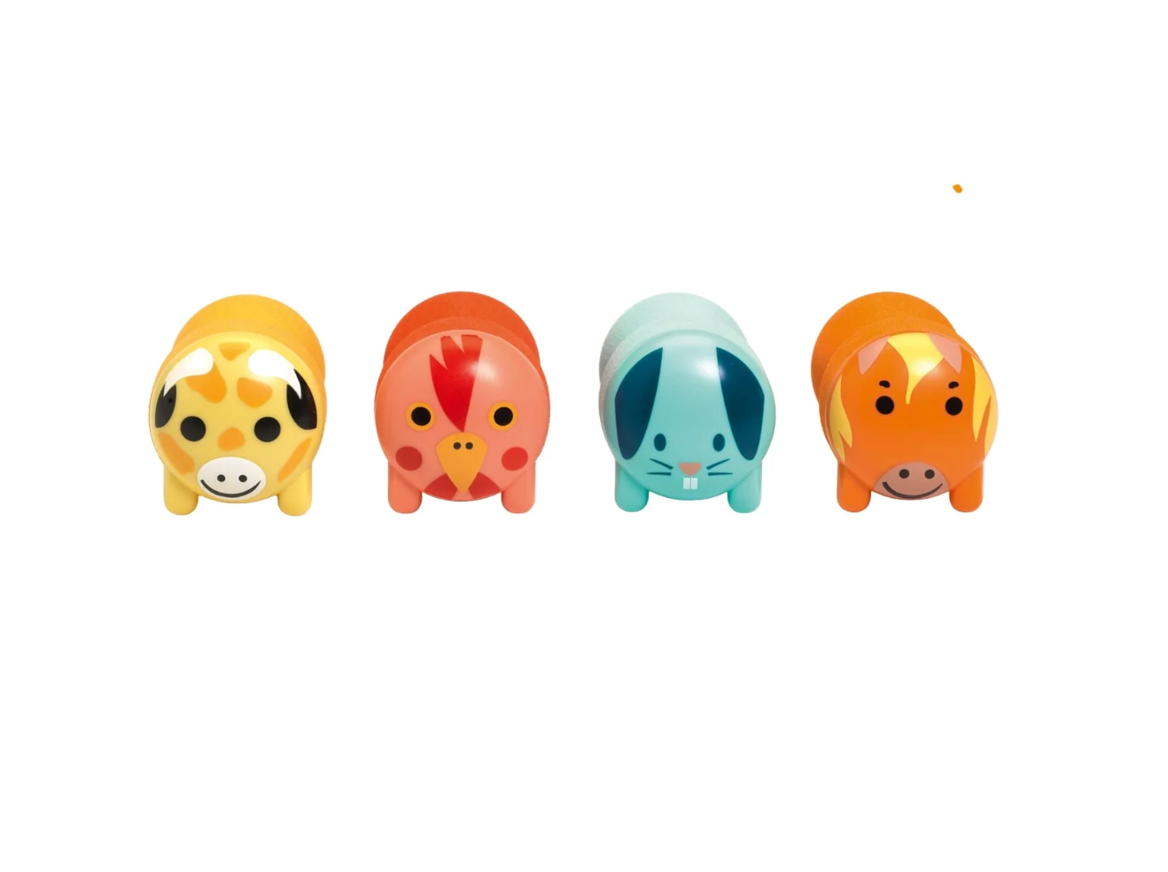 Djeco 4 Self Inking Stampers - Garden Animals