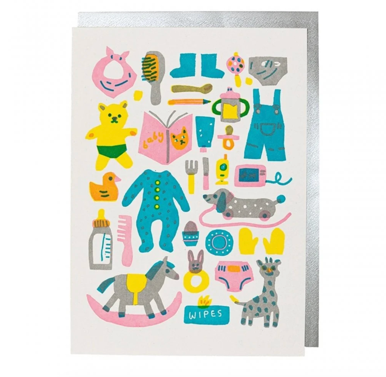 The Archivist - Baby Pattern by The Printed Peanut cards