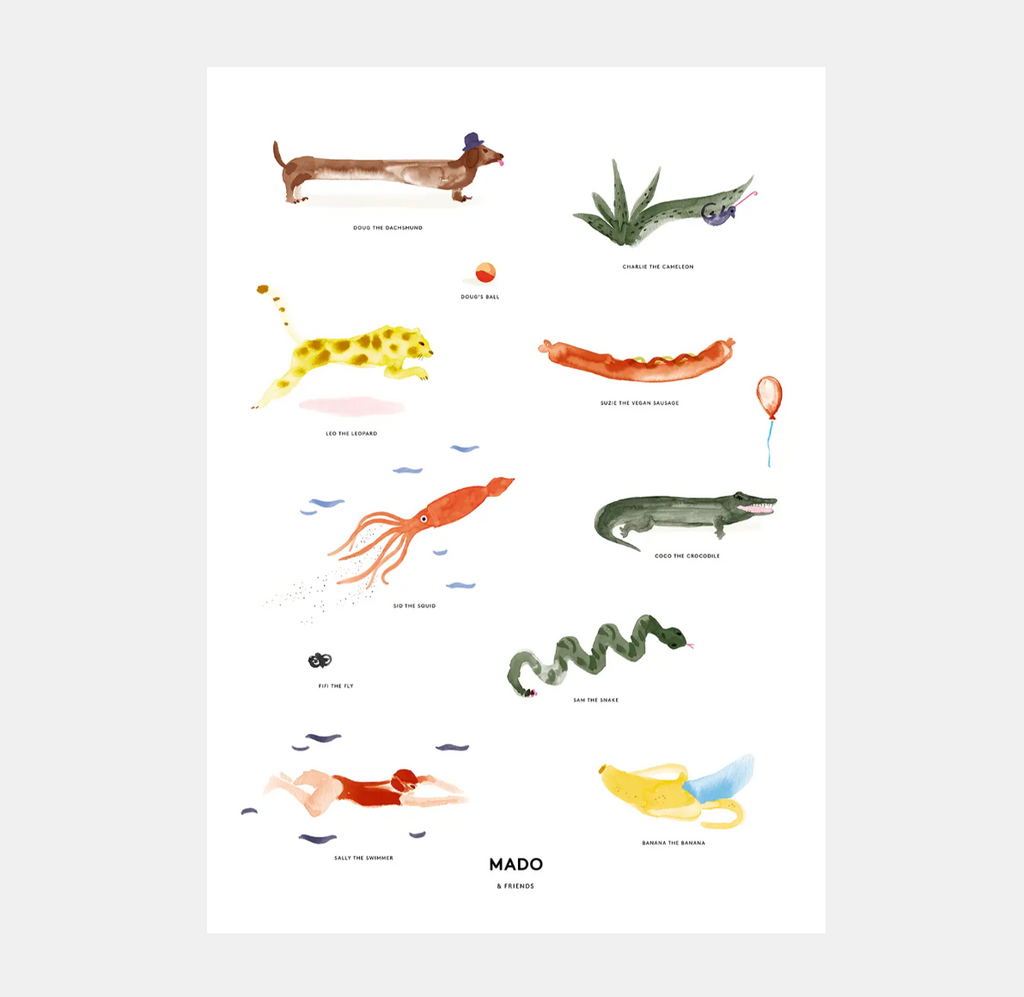 Paper collective - Mado and friends 50x70cm