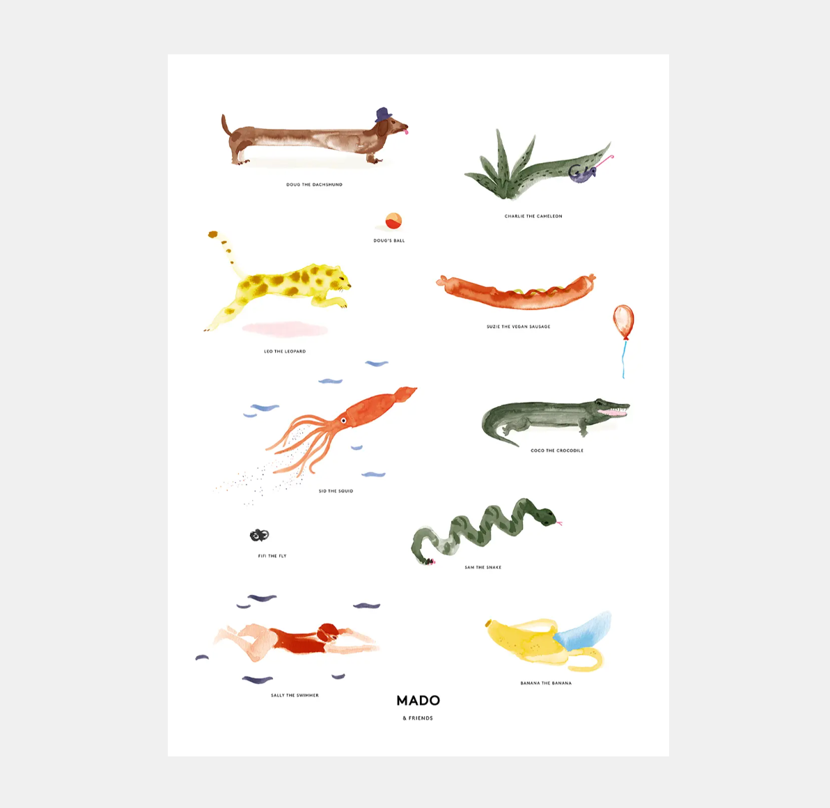 Paper collective - Mado and friends 50x70cm