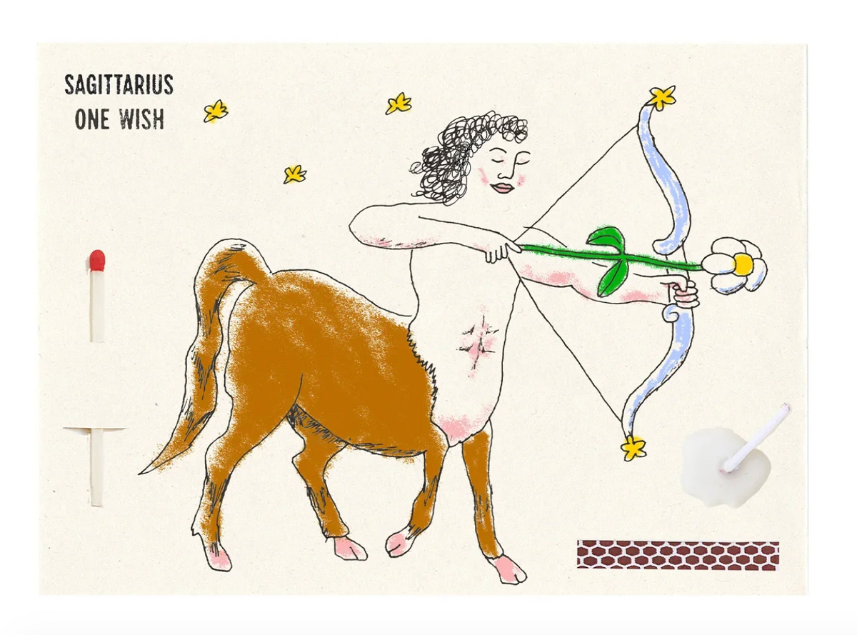 Sagittarius Wish Card