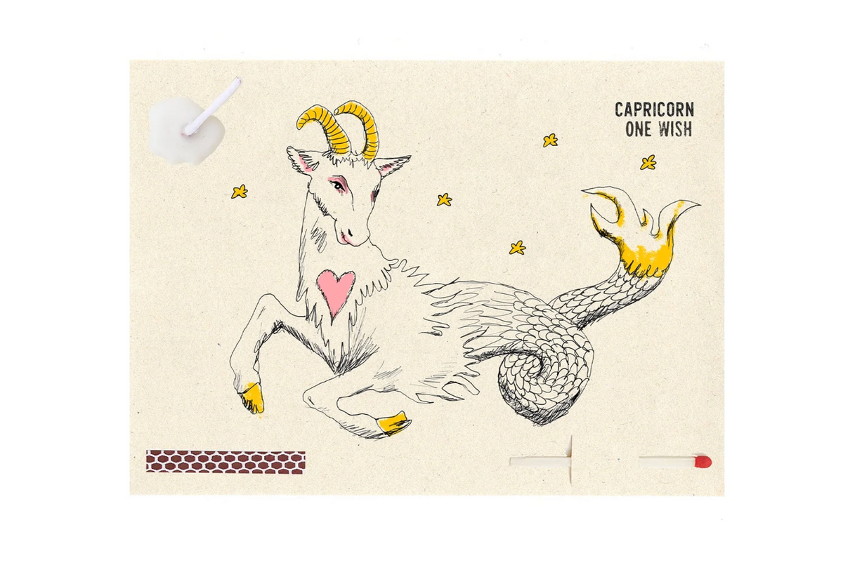 Capricorn Wish Card