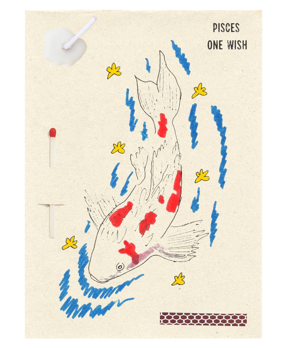 Pisces Wish Card