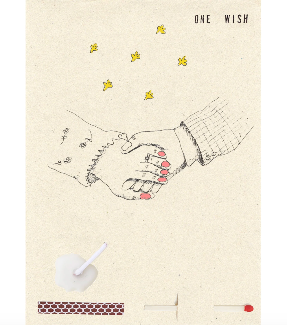 Holding Hands Wish Card