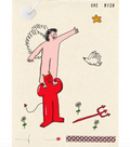 Angel Devil Helping Reach Wish Card