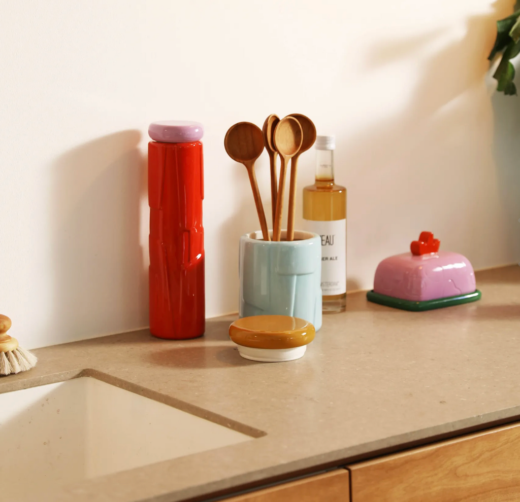 &Klevering Jar Flake Red