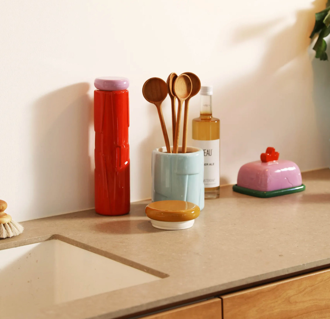 &Klevering Jar Flake Red