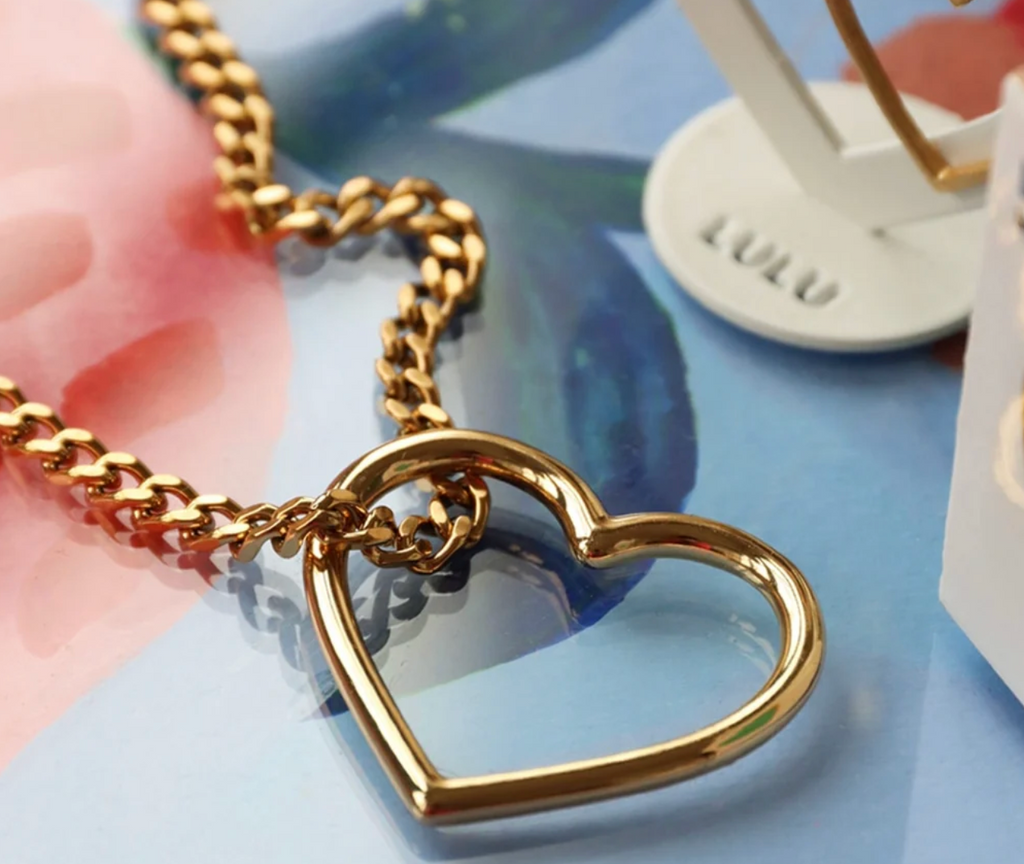 Lulu Copenhagen Heart Ring Gold Plated