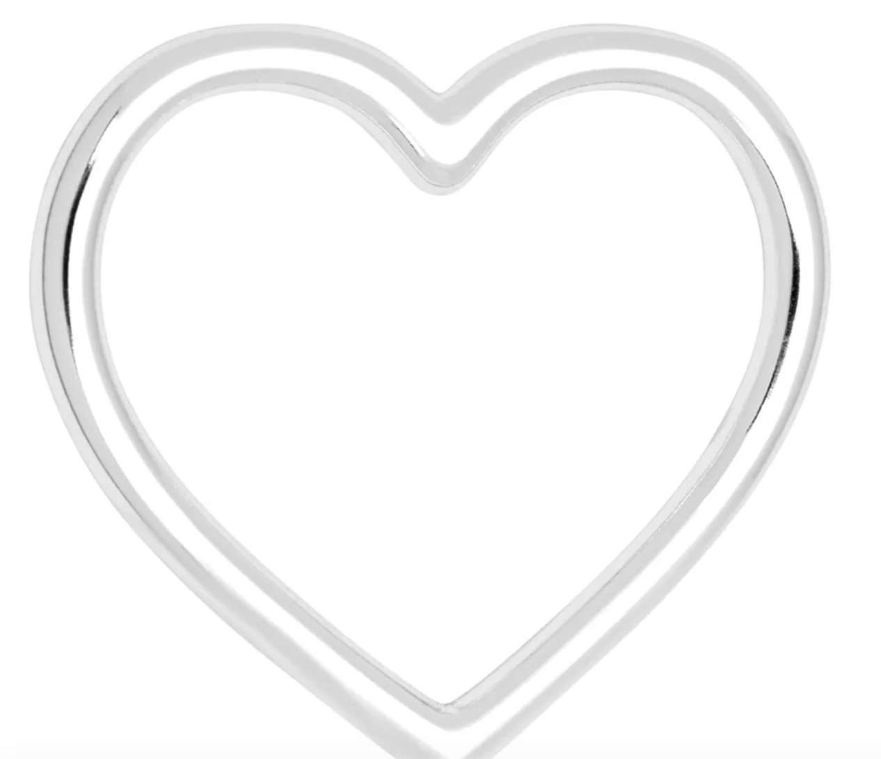 Lulu Copenhagen Heart ring Silver Plated