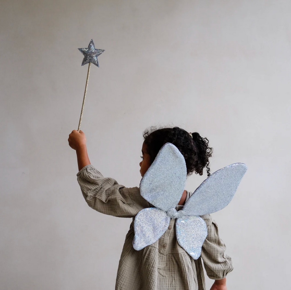 Mimi & Lula Sequin Wand Silver
