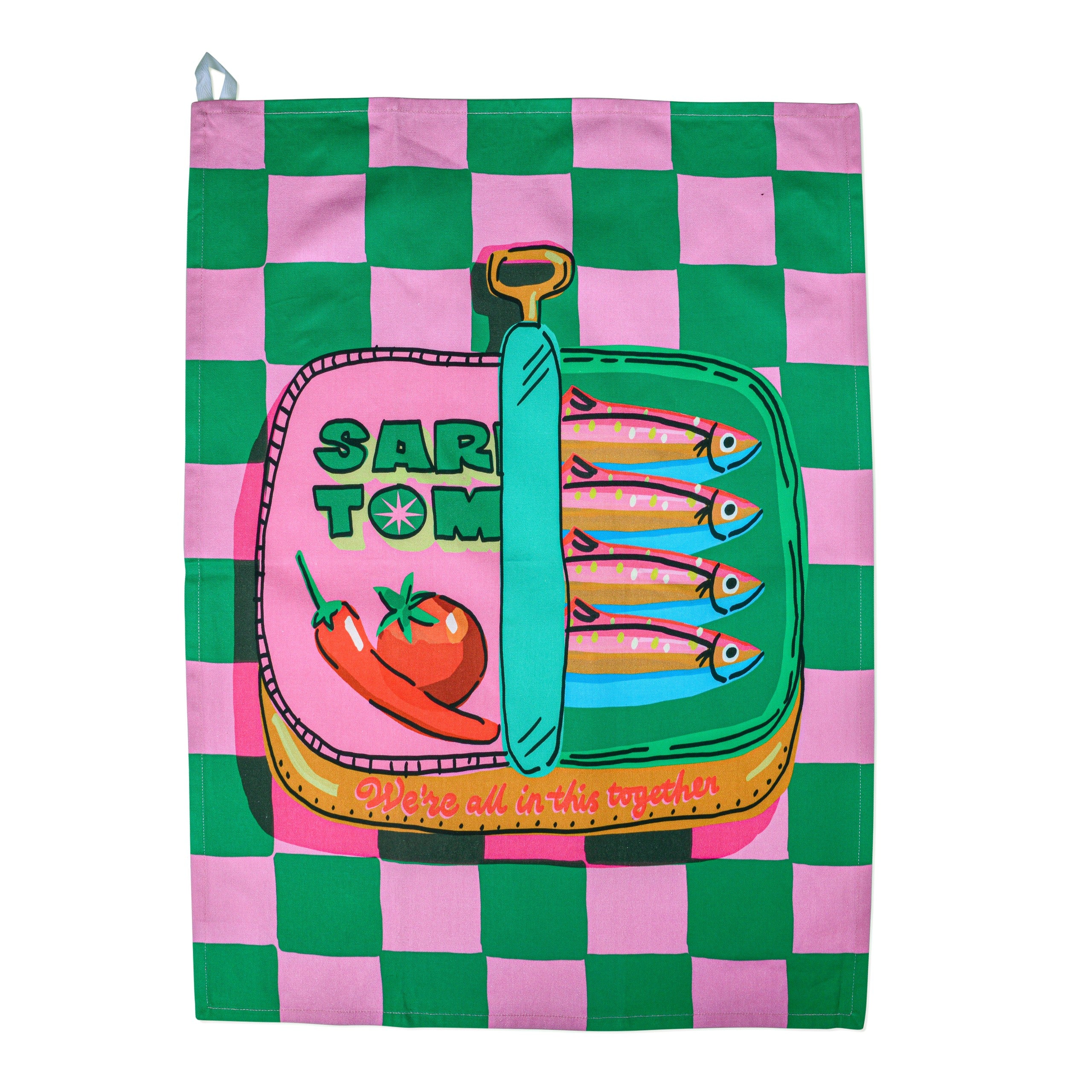 Hijinx Tea Towel - Sardines