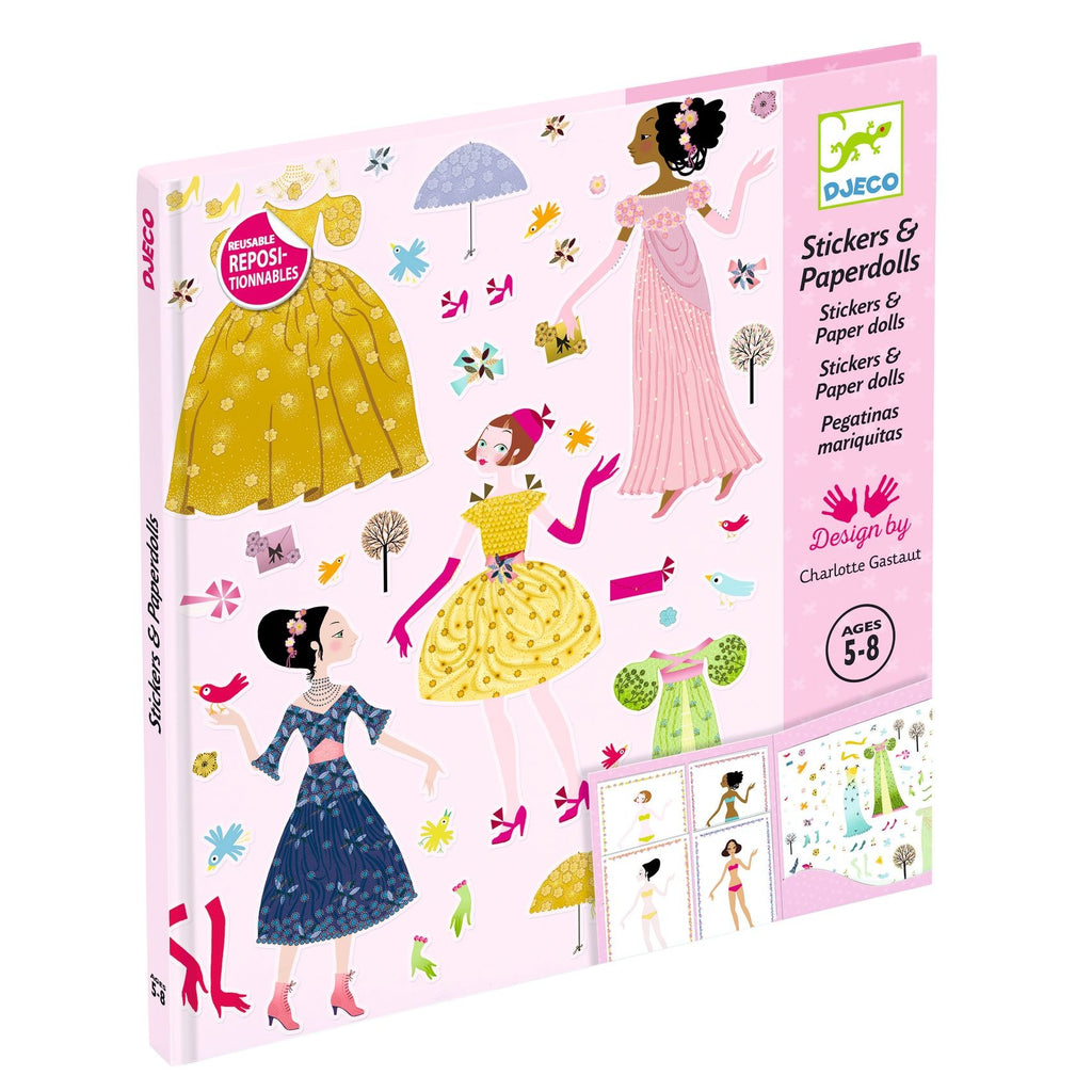 Djeco Dresses Through the Seasons Paper Dolls Set