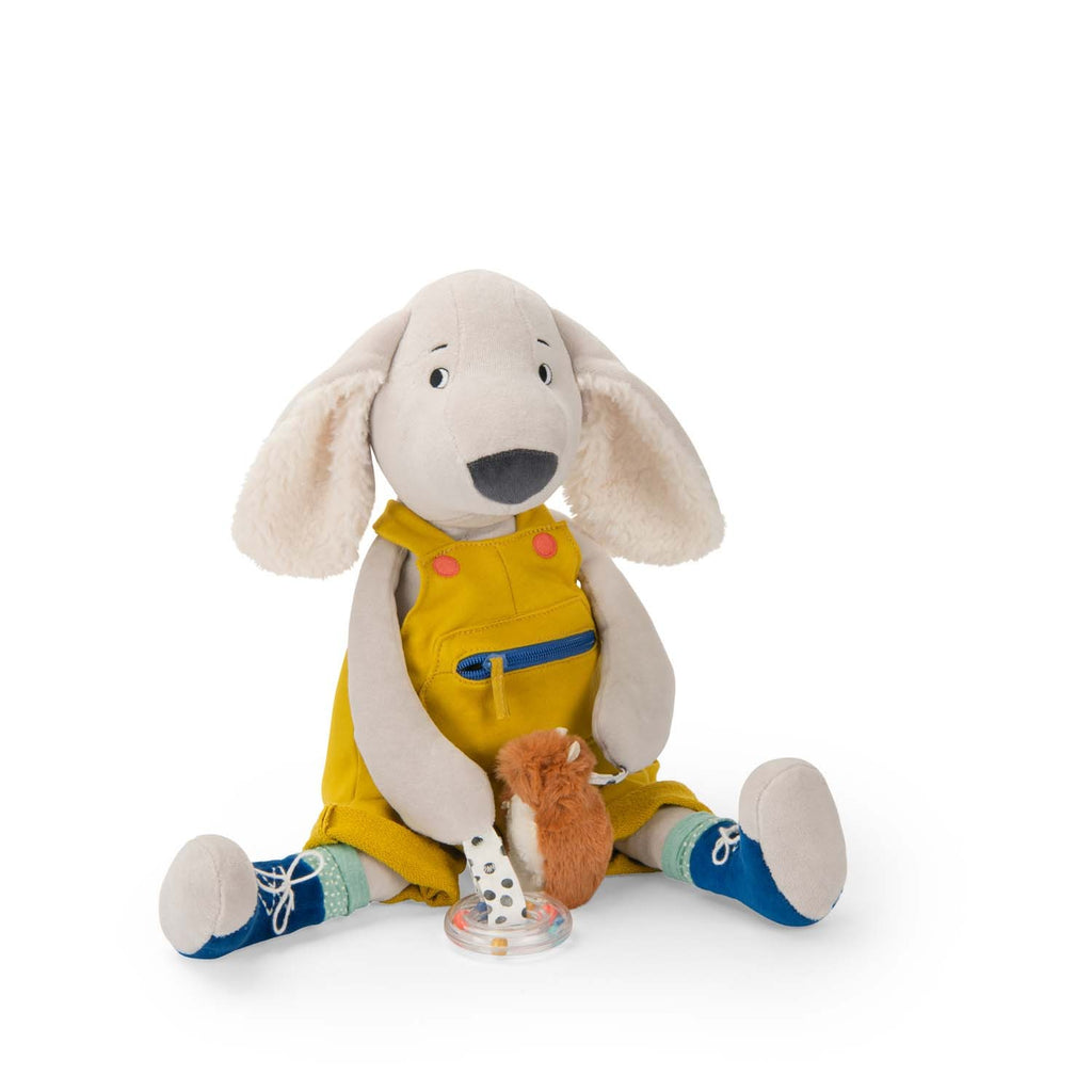 Moulin Roty Large activity dog - Puce & Pilou