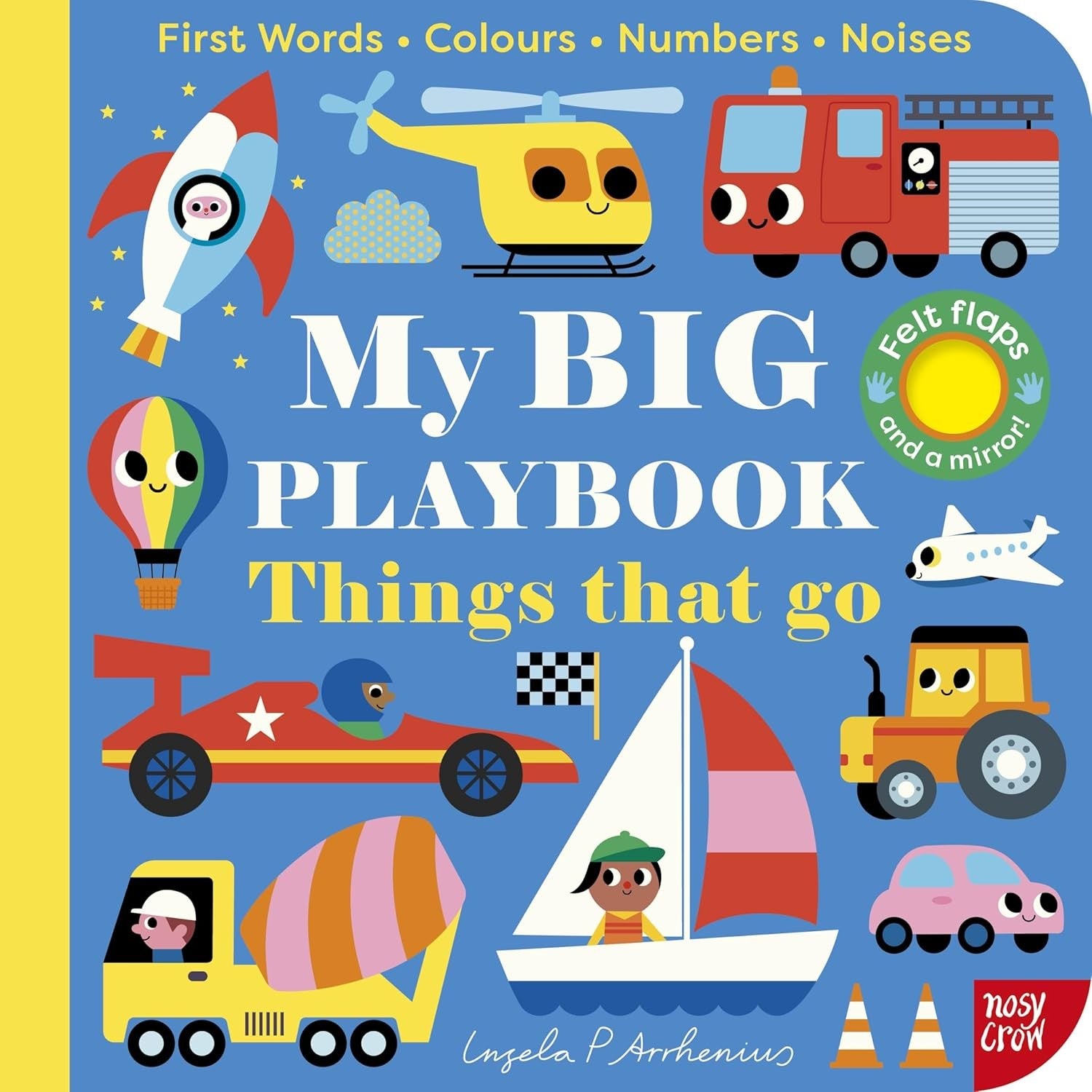 MY BIG PLAYBOOK THINGS THAT GO (FELT FLAPS) (BOARD)