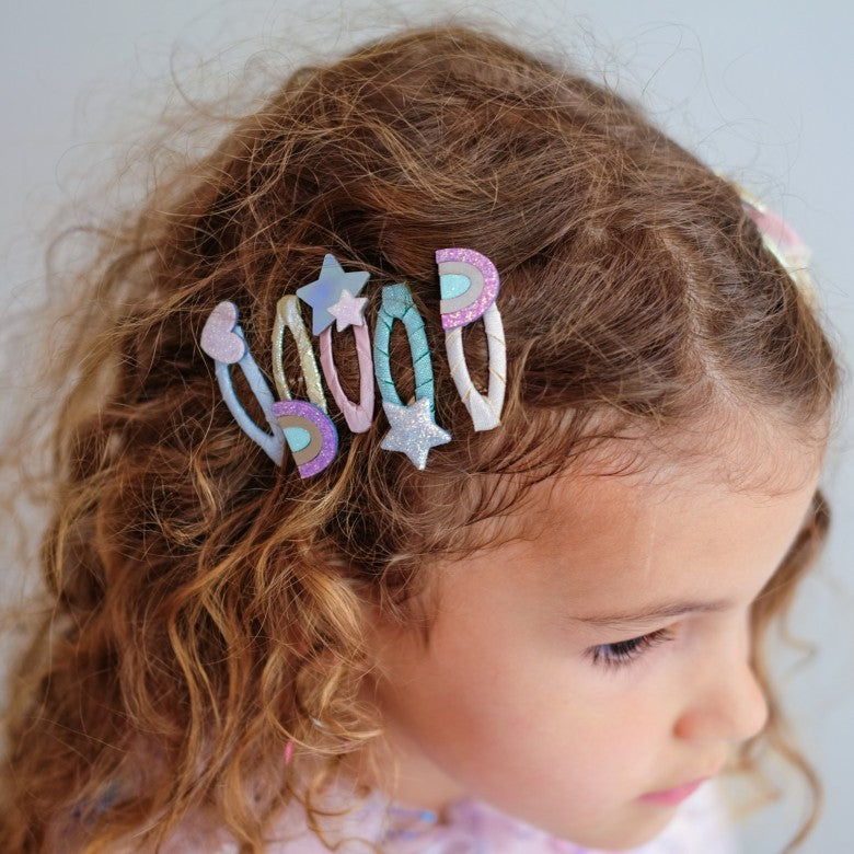 Mimi & Lula Rainbow mini hair clips