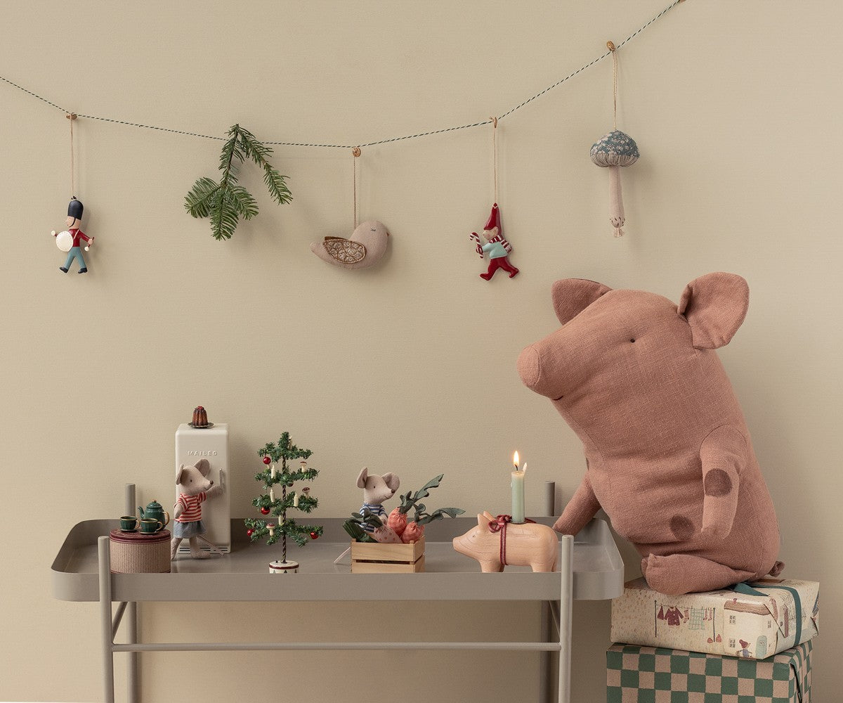 Maileg Truffle pig, Big - Vintage rose