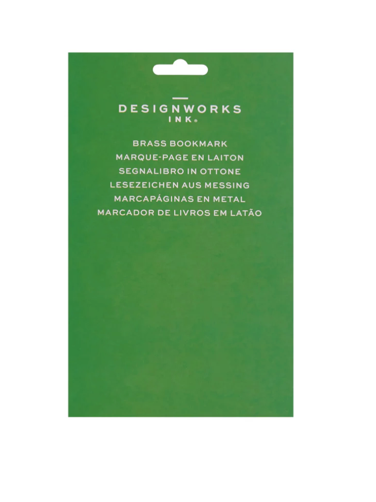 Brass Bookmark - Sardines