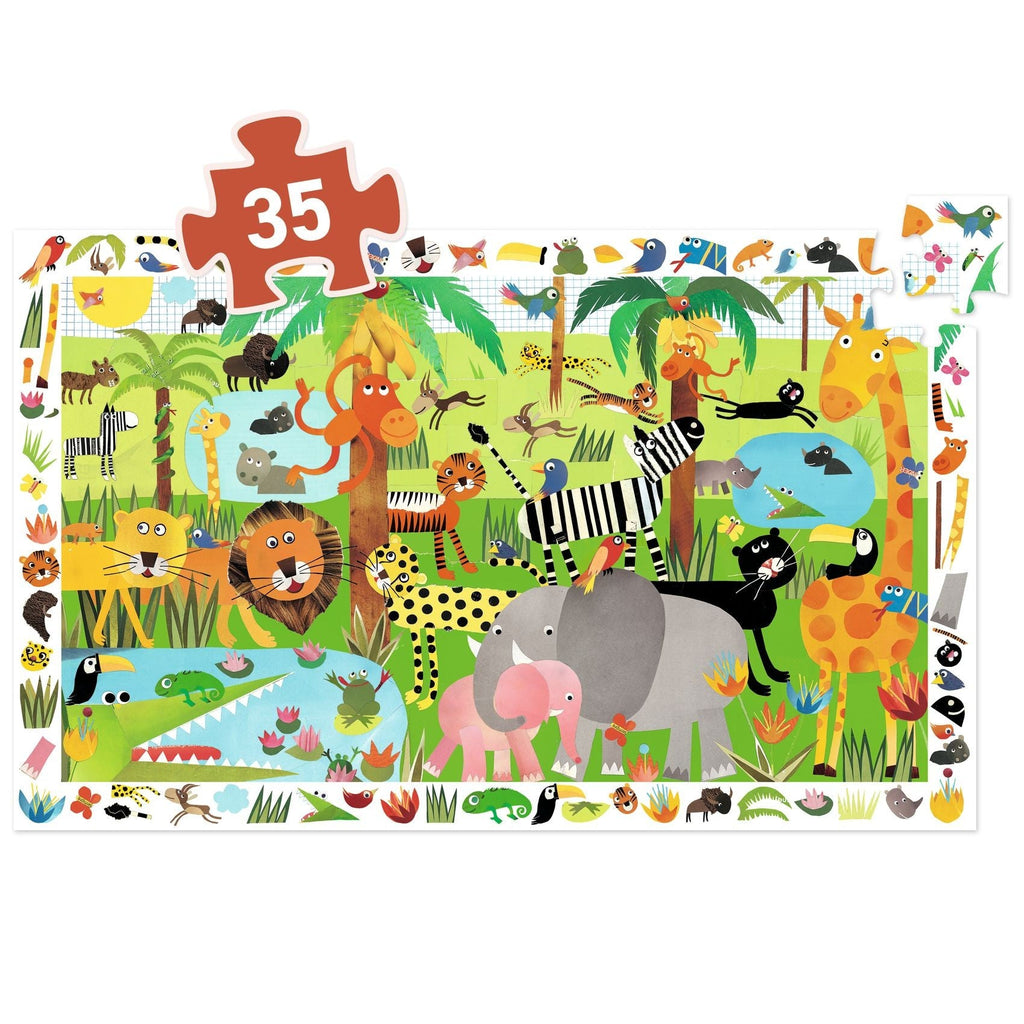 Djeco 35 Pieces Puzzle - Jungle