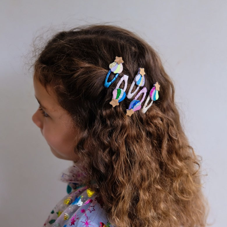 Mimi & Lula Chubby Shooting Star Mini Hair Clips