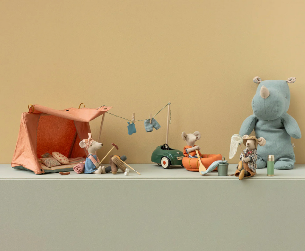 Maileg Fishing set - Mouse