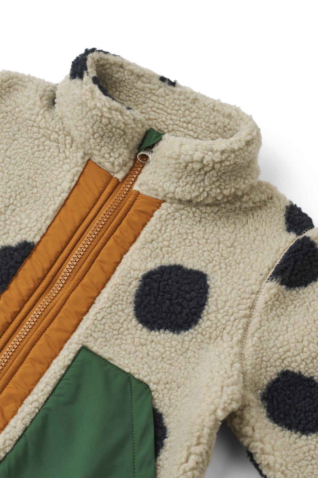 Liewood Noam Pile Jacket - Spot Dots