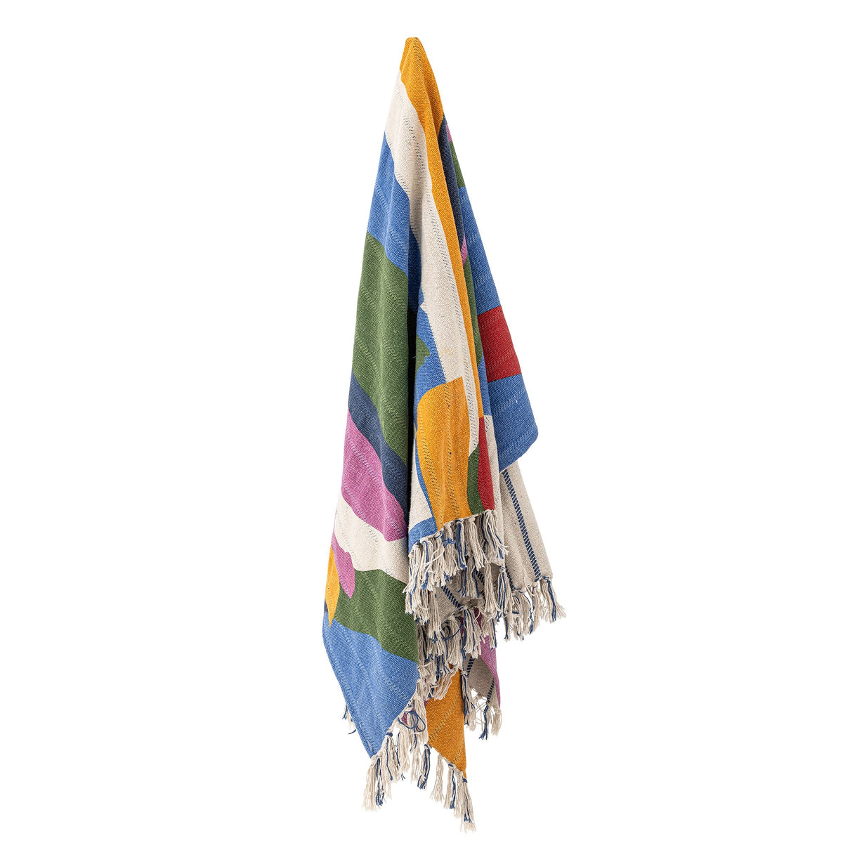 Bloomingville Artista Throw, Multi, Recycled Cotton