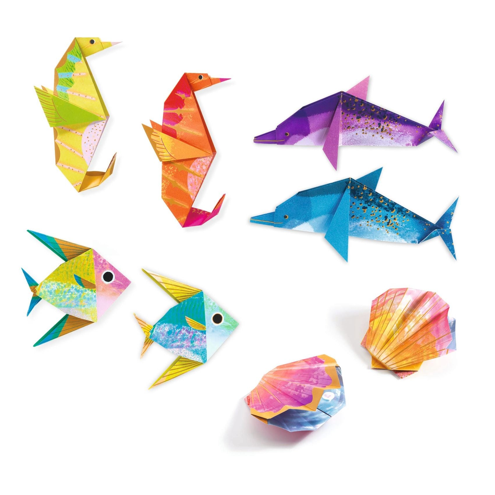 Djeco Origami Craft Set - Sea Creatures
