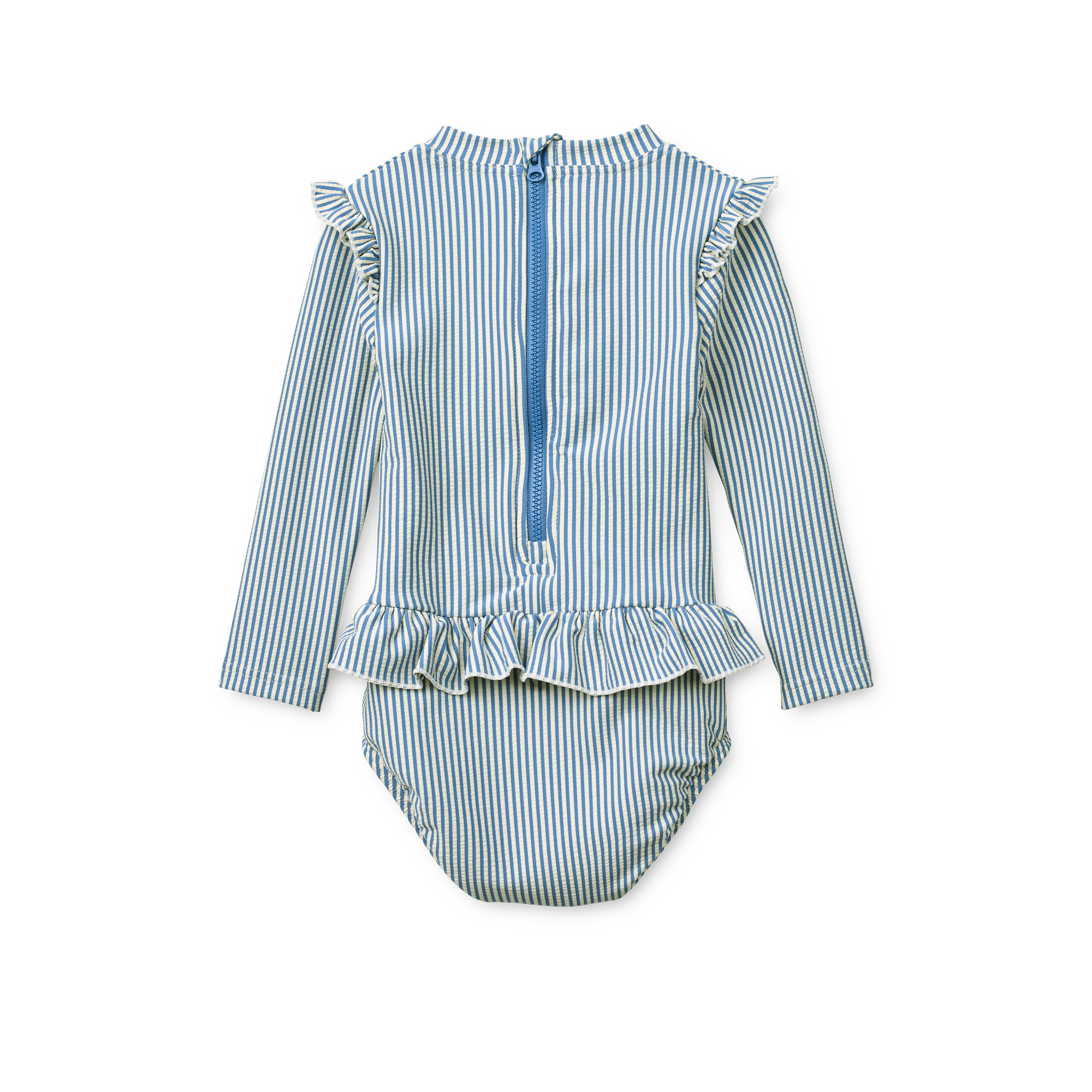 Liewood Sille Seersucker Swimsuit - Riverside / Creme de la creme