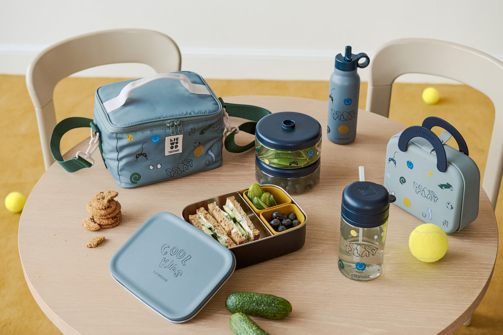 Liewood Elara Foldable Lunchbox - Play / Dusty Peppermint