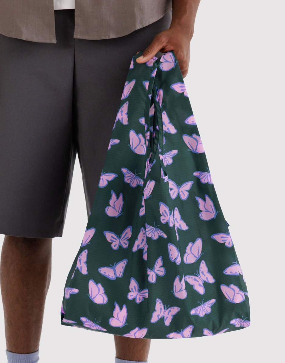 Baggu Reusable Bag Standard Size- Butterflies