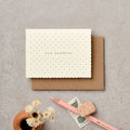New Bambino Scallop Mini New Baby Card