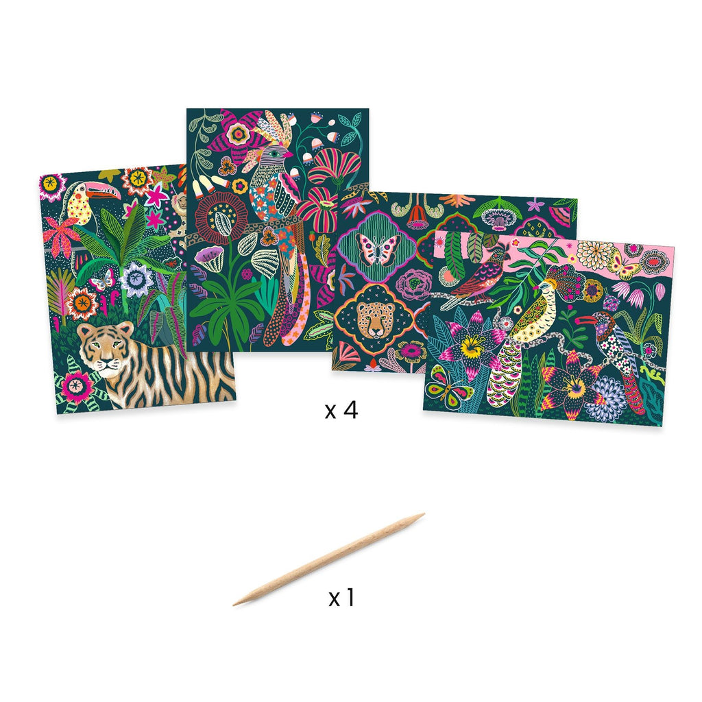 Djeco Rococo Scratch Card Set