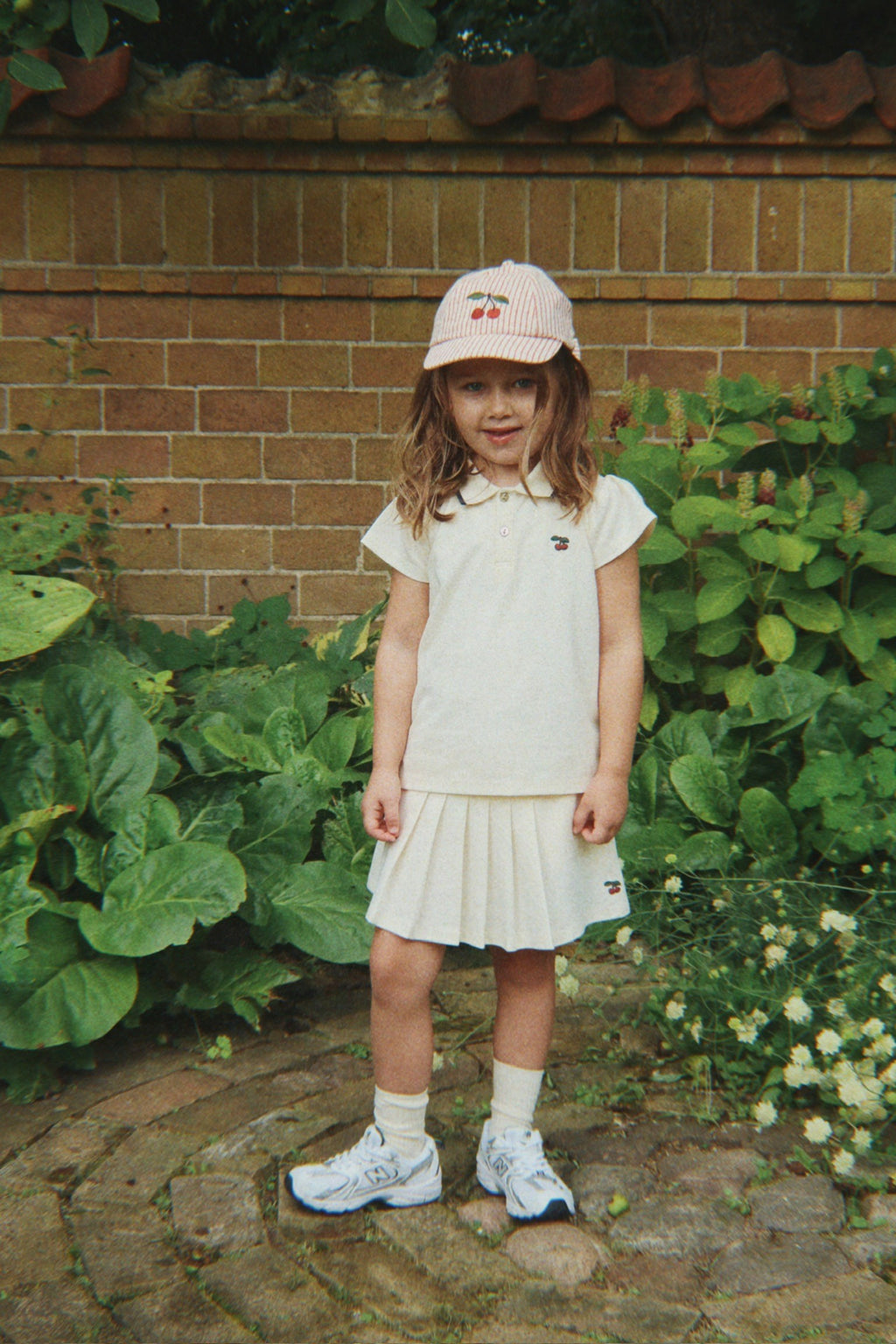 Konges Sløjd Ellie Bow Cap - Amour Stripe