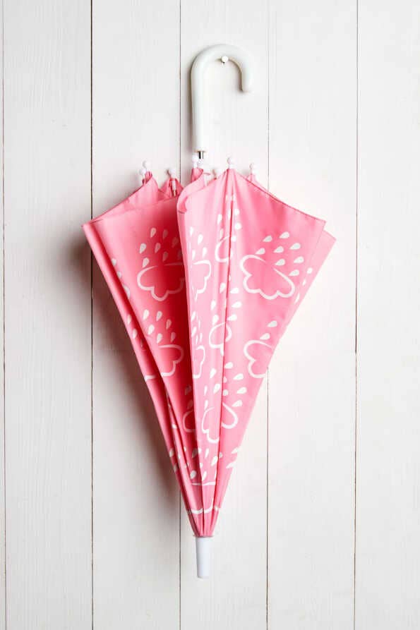 Grass & Air Colour-Revealing Umbrella in Baby Pink