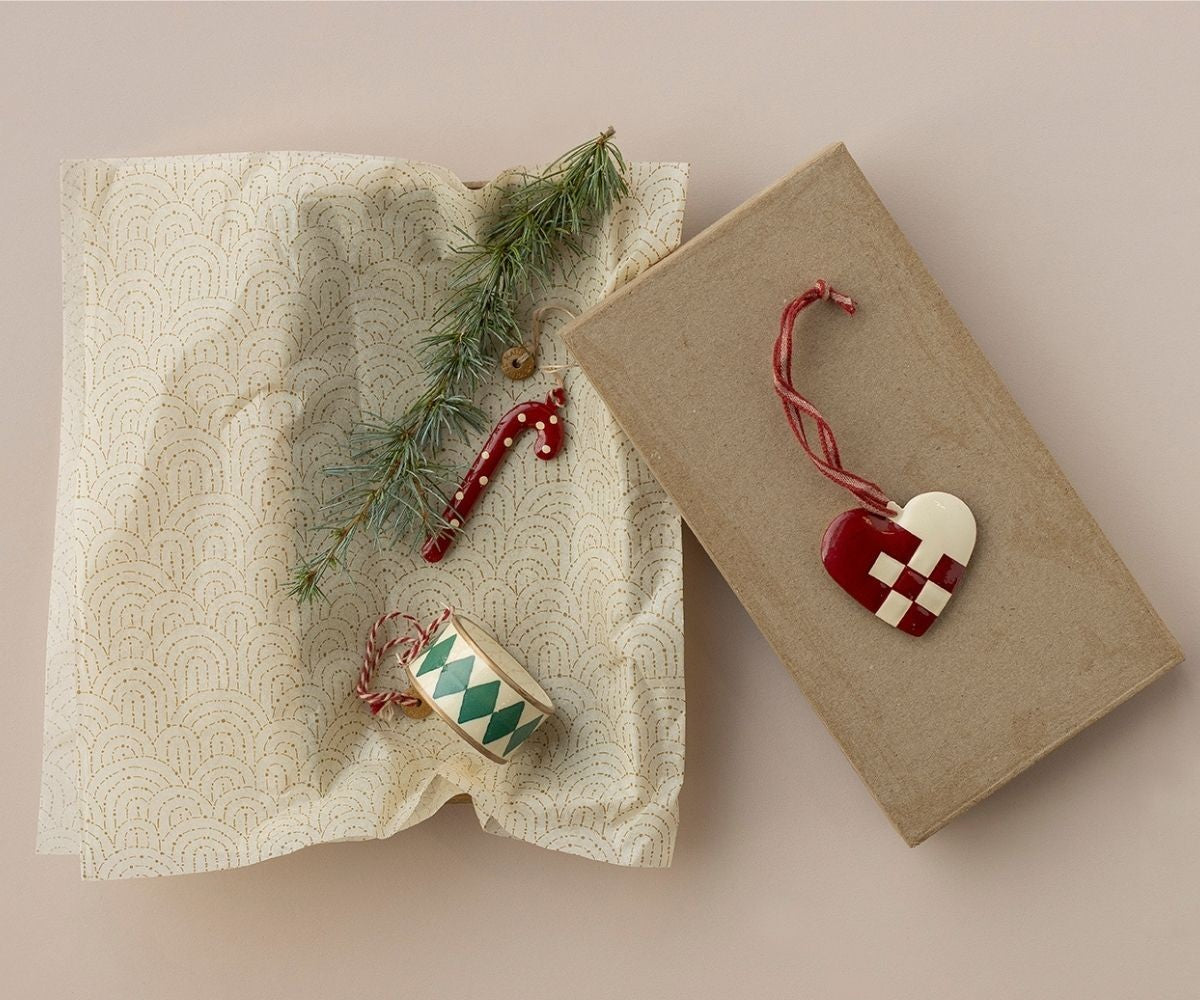 Maileg Metal ornament, Sugar cane - Dot