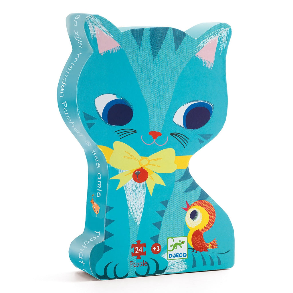 Djeco Silhouette 24 Piece Puzzle - Pachat and His Friends